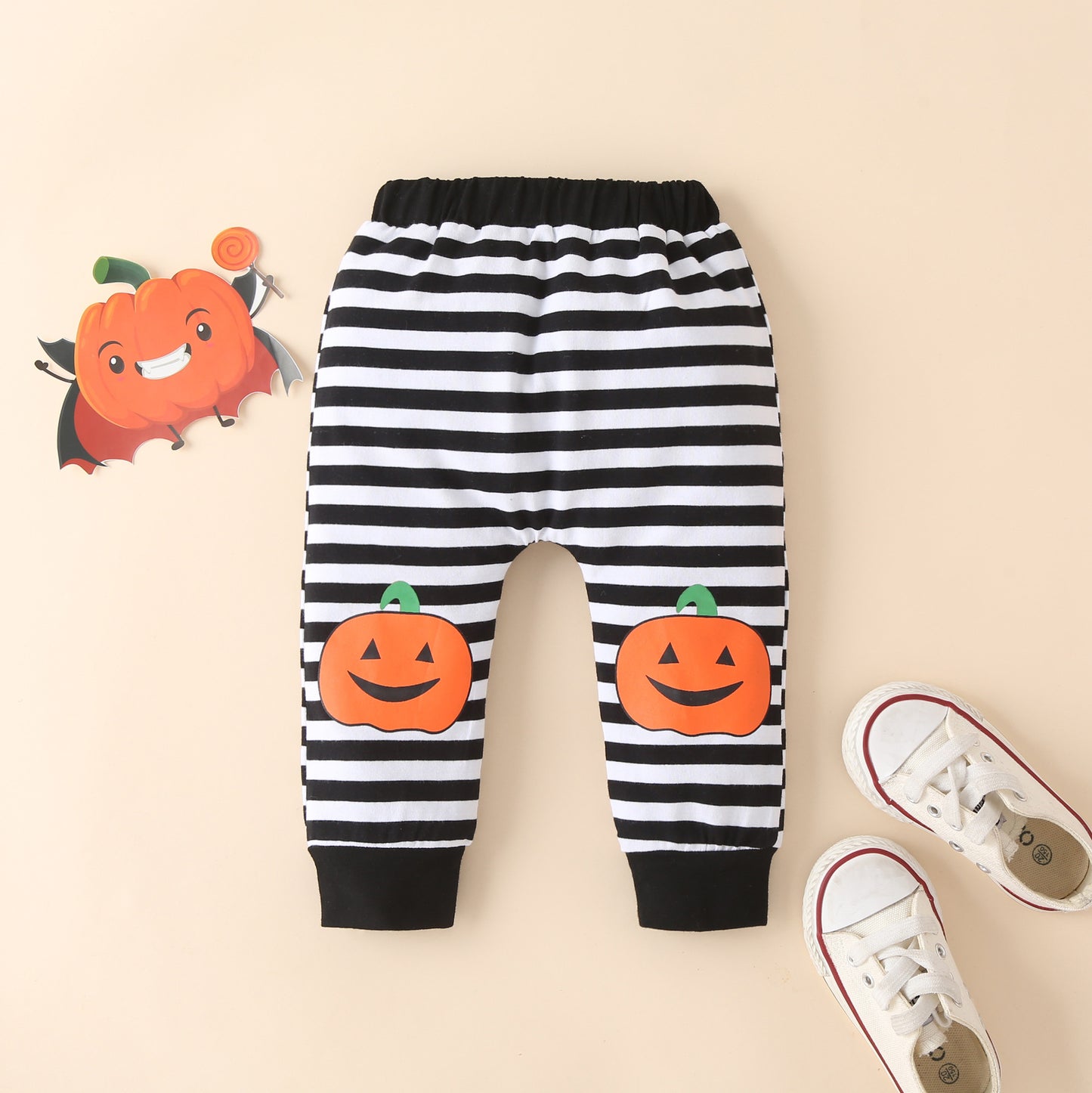 New Foreign Trade Baby Pumpkin Long-sleeved Dressing Room Trousers Suit