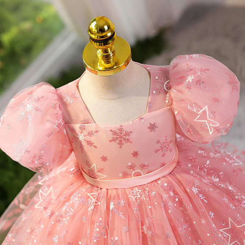 Little Girl Birthday Princess Dress Years Old Piano Performance