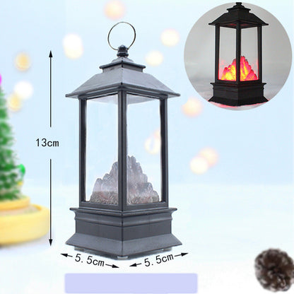 Small Wind Lantern Candle Lamp Flame Lamp Fireplace Lamp