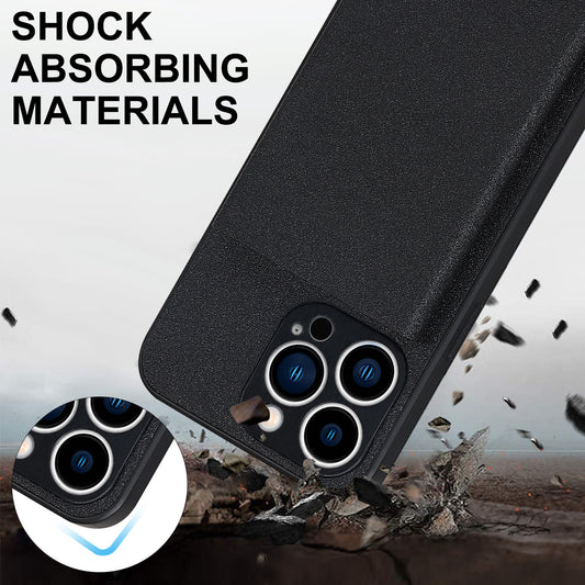 Suitable for iPhone 14 PROMAX plug-in phone case  Apple 11 aluminum alloy wallet phone case IP13 protective case