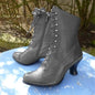 Retro Rivet Boots Women Pointed Toe Shoes - FLIPSTYLEZLLC