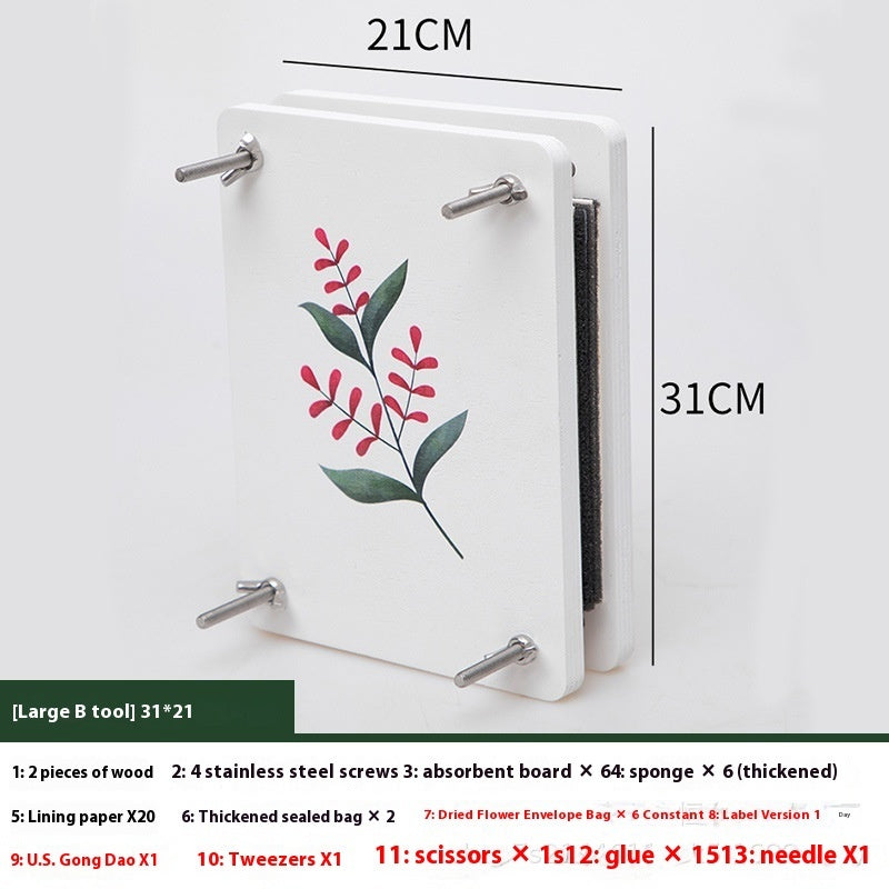 Dried Flower Knurling Tool Plant Specimen Making Tools