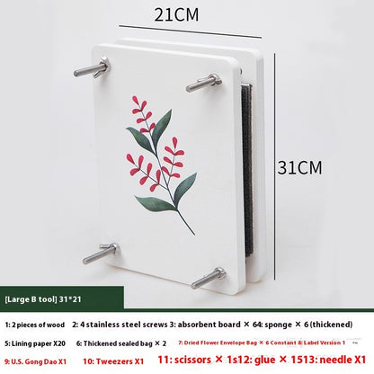 Dried Flower Knurling Tool Plant Specimen Making Tools