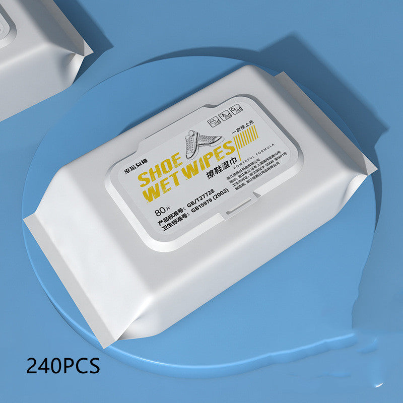Small White Shoes Wipes To Remove Stains Without Washing