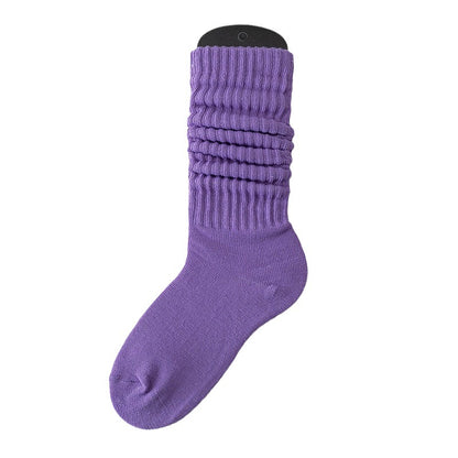 Lazy Bunching Socks European And American Extra Thick Fluffy Loop