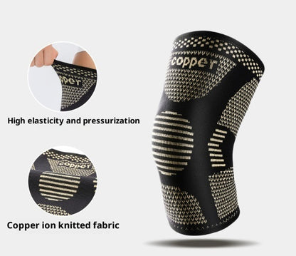 Copper Fiber Knitted Basketball Sports Kneecaps