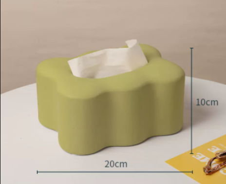 Creative Living Room Table End Table Storage Ceramic Extractor Box