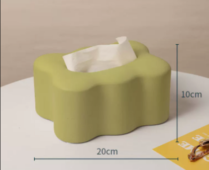 Creative Living Room Table End Table Storage Ceramic Extractor Box