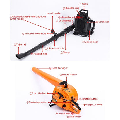 Wind Power Fire Extinguisher High Power Carrying Road Hair Dryer