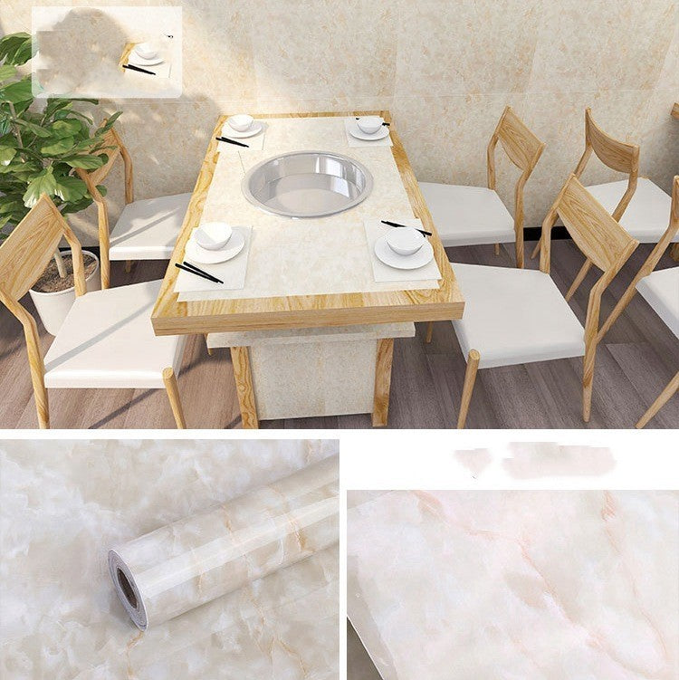 Thickened Marble TV Wall Background Wall Paper