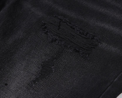 Men's Washed Old Torn Jeans