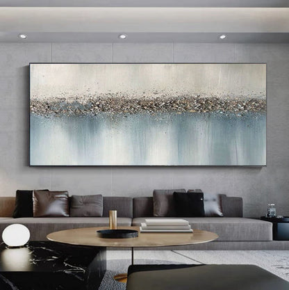 Abstract Foil Artwork Modern Decor Oil Painting On Canvas Lanscaple Pure Hand-painted Pictures Unframed