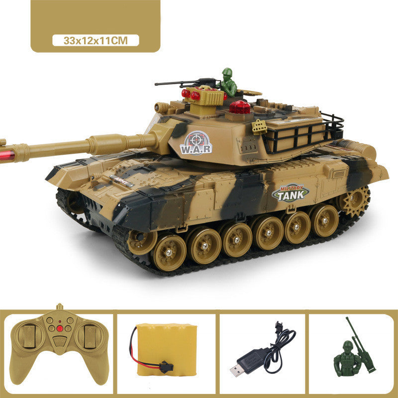 Can launch off-road tracked remote control vehicle