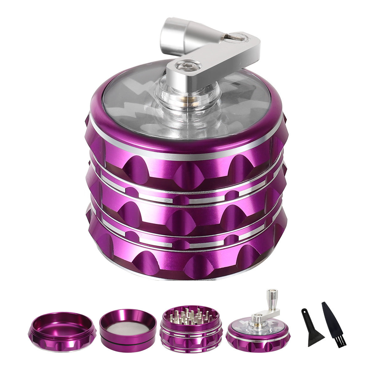 Aluminum Alloy Four-layer Lightning Hand Smoke Eliminator