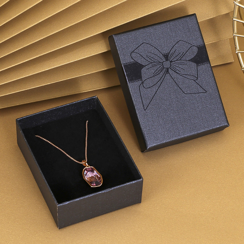 Bow Necklace Earrings Packaging Gift Box