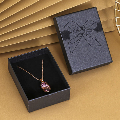 Bow Necklace Earrings Packaging Gift Box