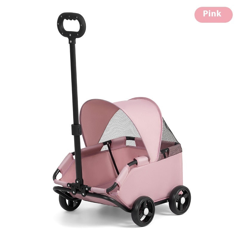 Small Pet Cart Portable Foldable Outdoor