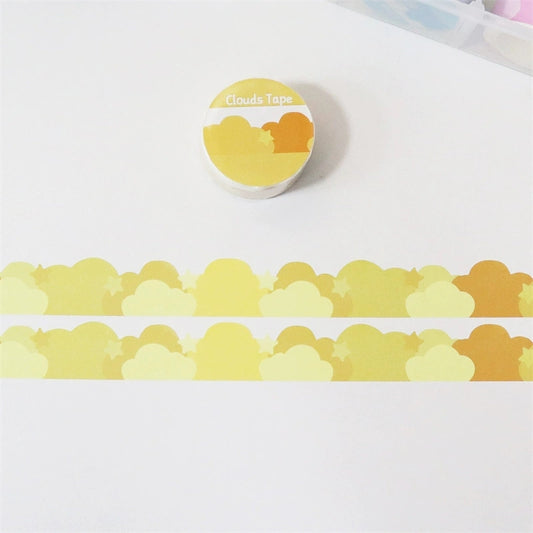 Ins Cute Stars And Clouds Border Decoration And Paper Tape