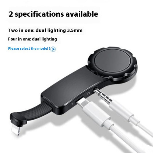 Creative Fastening Ring Charging Music Audio Adapter Cable