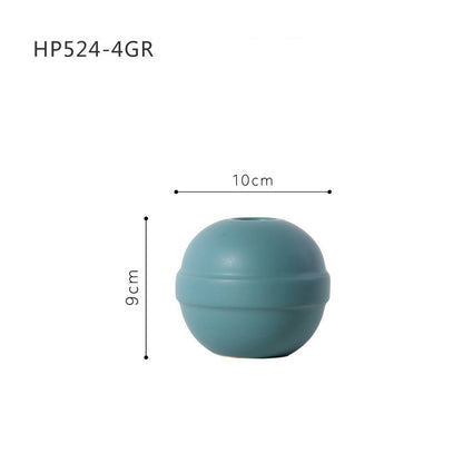 Morandi Color Nordic Style Creative Ceramic Dry Flower Vase Living Room Flower