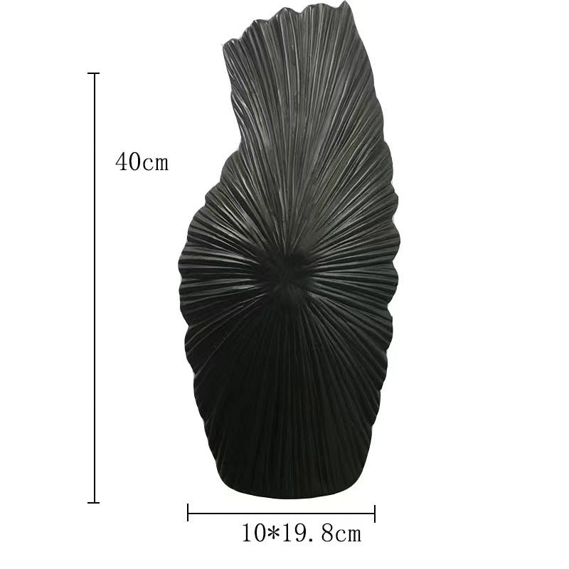 Simple Modern Black And White Geometric Ceramic Vase Ornaments