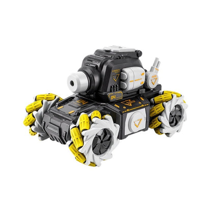 Remote Control Tank Fire-breathing Water Bomb Camouflage Chariot Four-wheel Drive Stunt Spray Music Toy Car