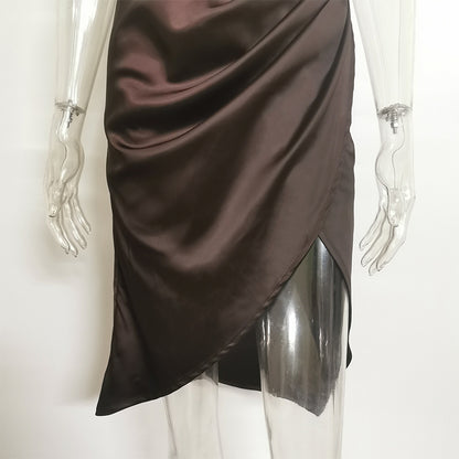 Women's Deep V Leaky Back Nightclub Dress
