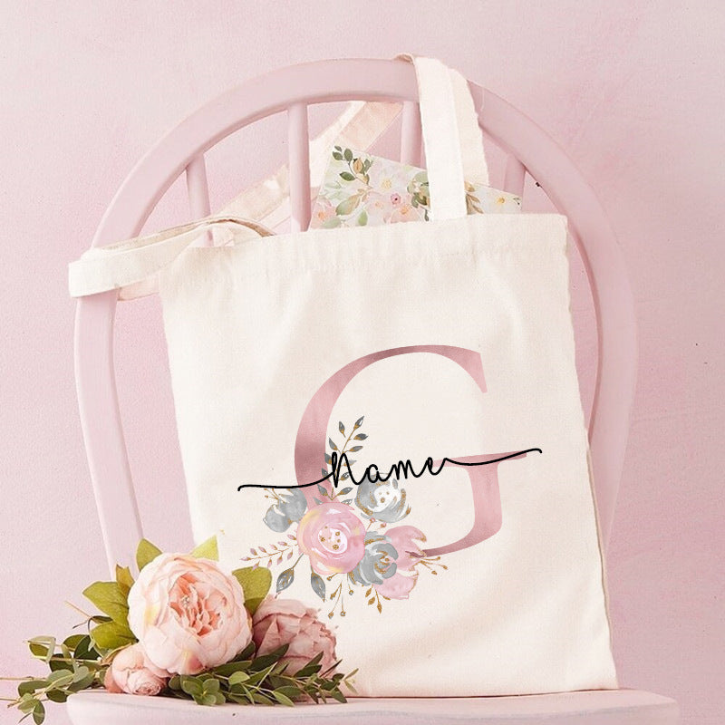 Monogrammed Canvas Bag Women's Tote
