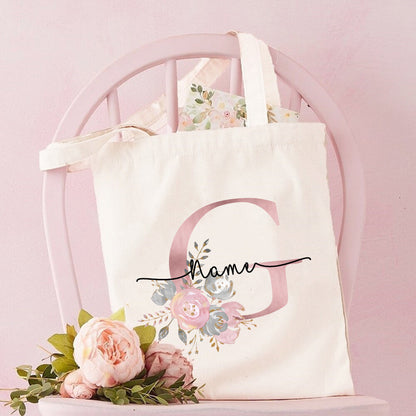 Monogrammed Canvas Bag Women's Tote