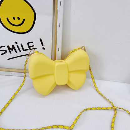 Diagonal Coin Purse Bow Princess Bag Parent-child Bag