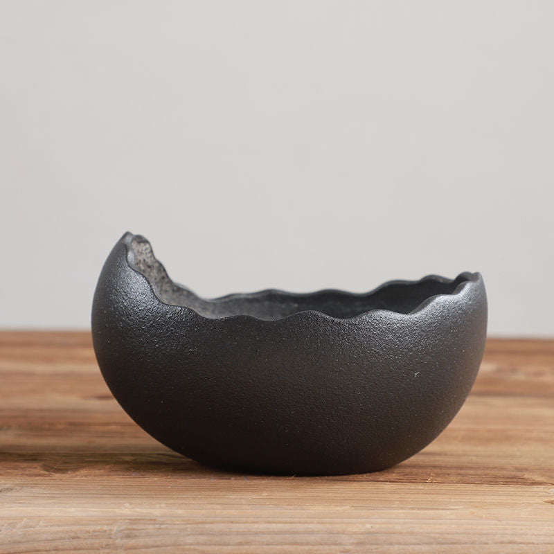 Eggshell Living Room Ceramic Hydroponic Vase Pot Desktop Flower Small And Simple Indoor Green Dill