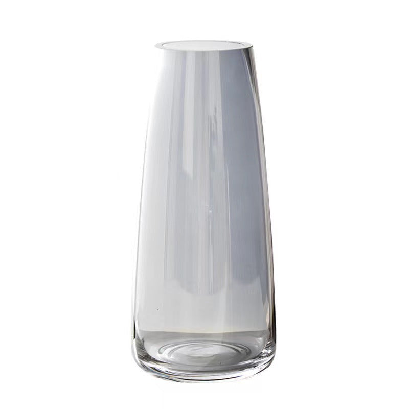 Simple Transparent Aurora Colorful Glass Vase