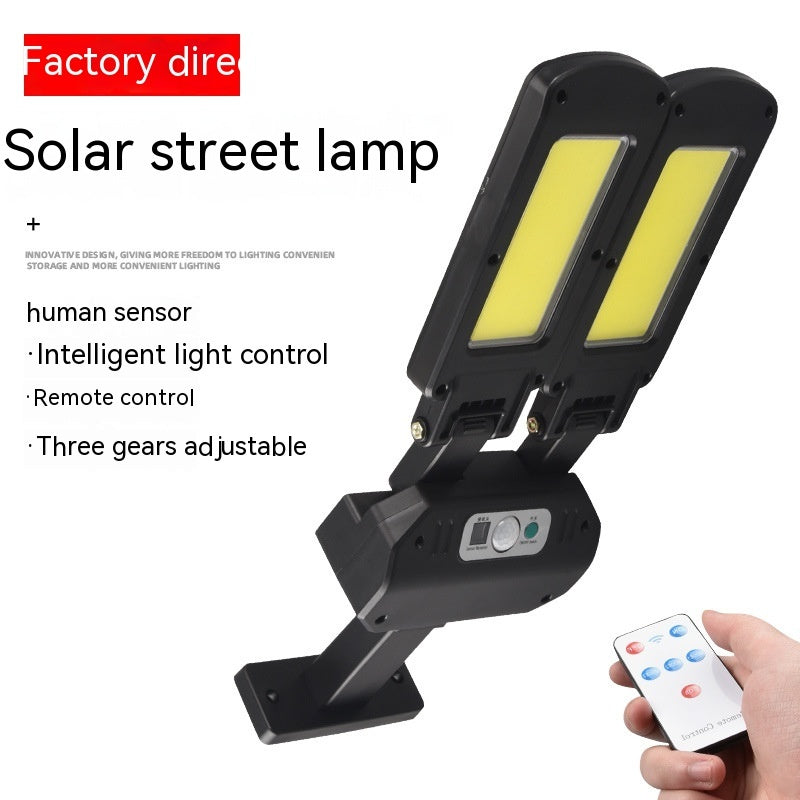 Human Body Induction Solar Lamp Waterproof LED Street Lamp