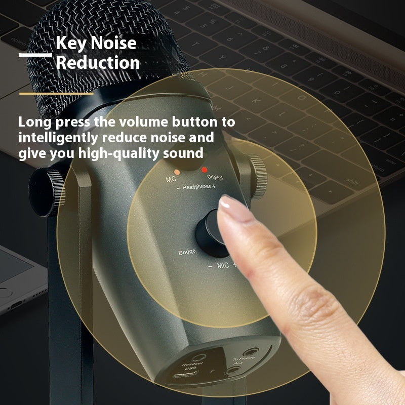 USB Capacitor Bluetooth Microphone Singing And Recording