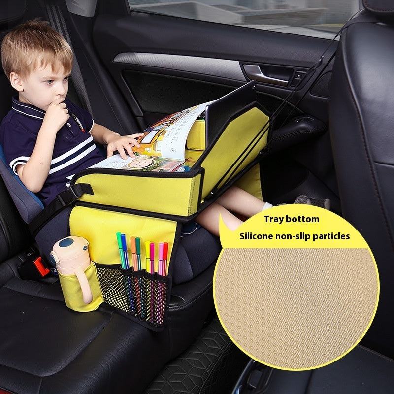 CAR Children's Dinner Plate Baby Caring Fantstic Product Car Rear Storage Small Table Board