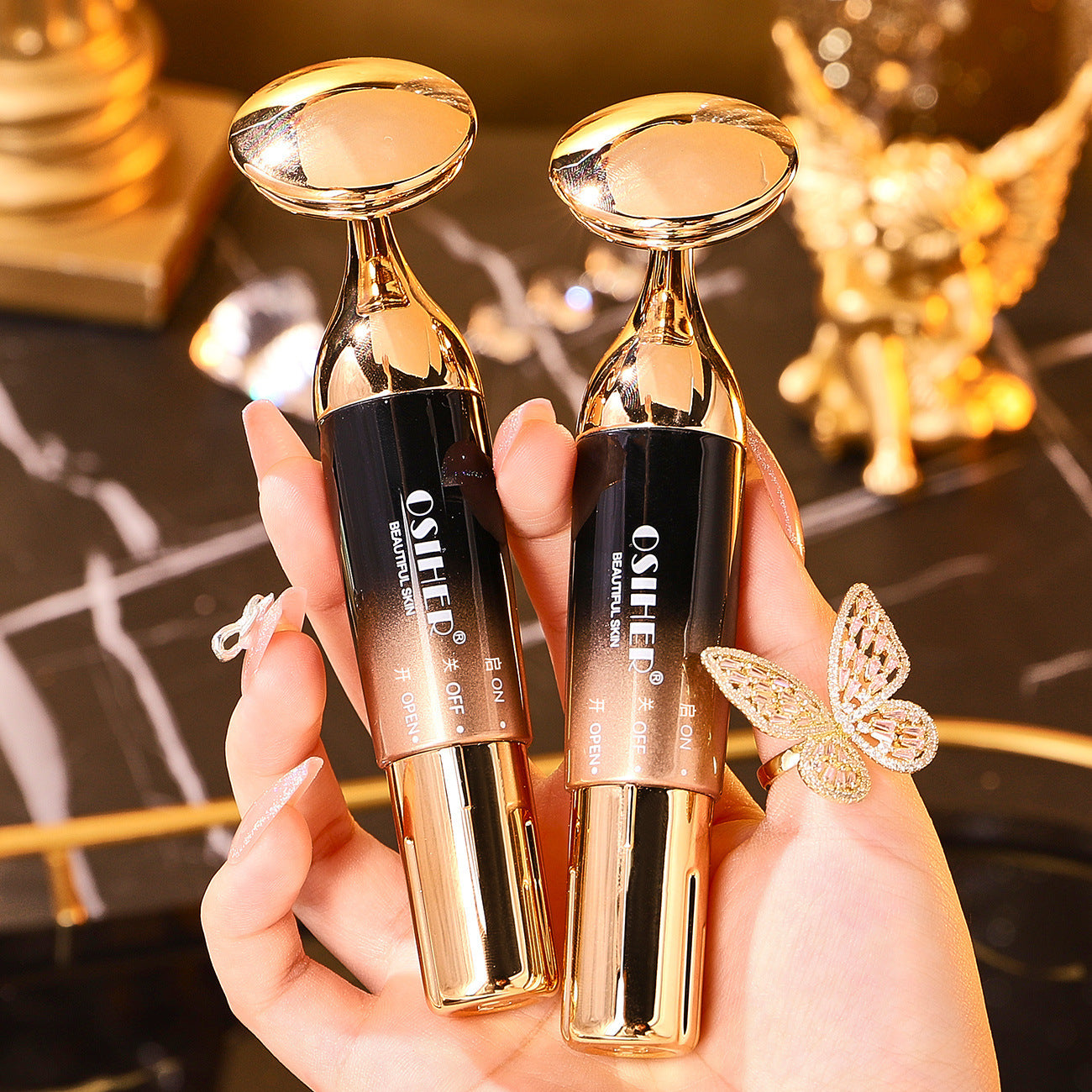 Electric Facial Beauty Instrument Lifting And Tightening Face Electric Eye Massager Massage Instrument