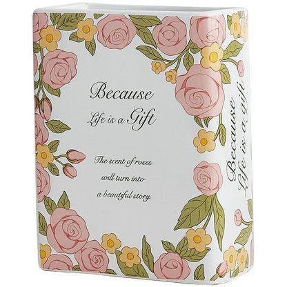 Creative Modern And Simple Ceramic Book Vase Decoration Crafts