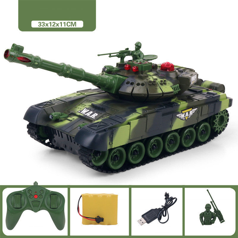 Can launch off-road tracked remote control vehicle