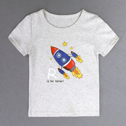 Boy's Long-sleeved Plaid Shirt Denim Trousers Three-piece Set