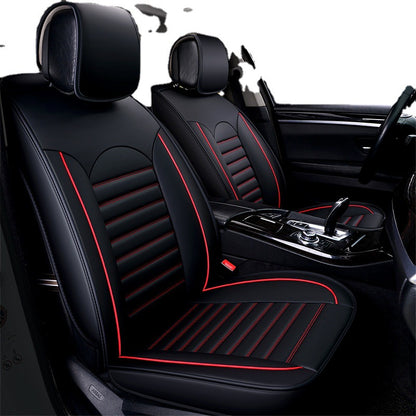 Five-seat Universal Fully Enclosed Car Seat Cushion Four Seasons Universal Leather Saddle Cover