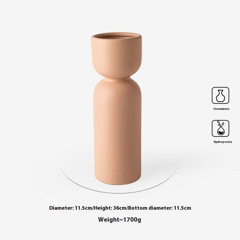 Morandi Nordic Ceramic Vase Model Room TV Cabinet Decoration Decoration