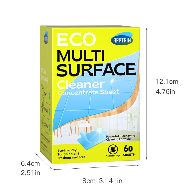 Multi-Effect Floor Cleaning Foam Sheet Decontamination Brightening