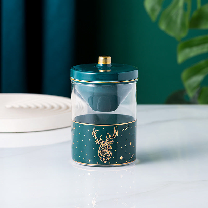 Creative Ashtray Of The Office With Anti-fly Ash And Smoke