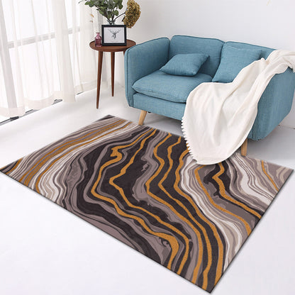 Crystal Velvet Printed Carpet Living Room