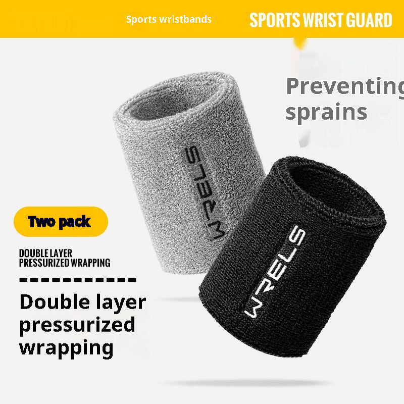 Sports Pressurized High Elastic Sweat-absorbing Basketball Fitness Wrist Wipes