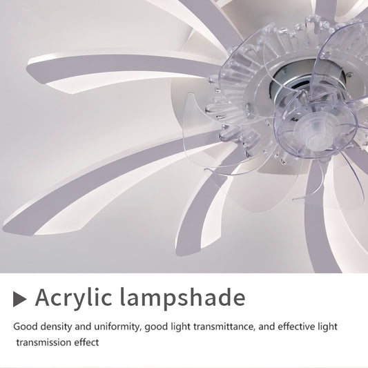 Modern Simple Living Room Light New Quiet Bedroom Ceiling Fan Light