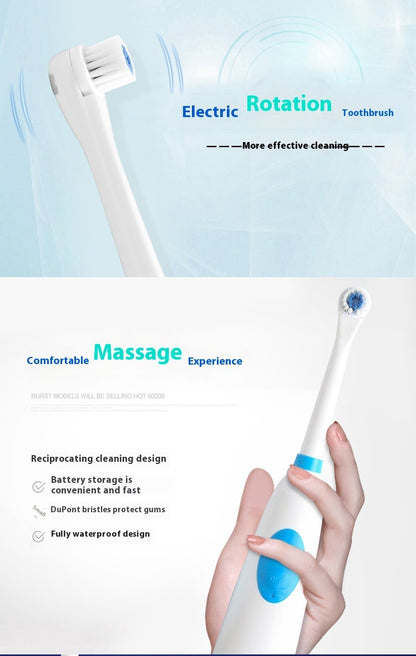 Creative Waterproof Rotary Household Electric Toothbrush
