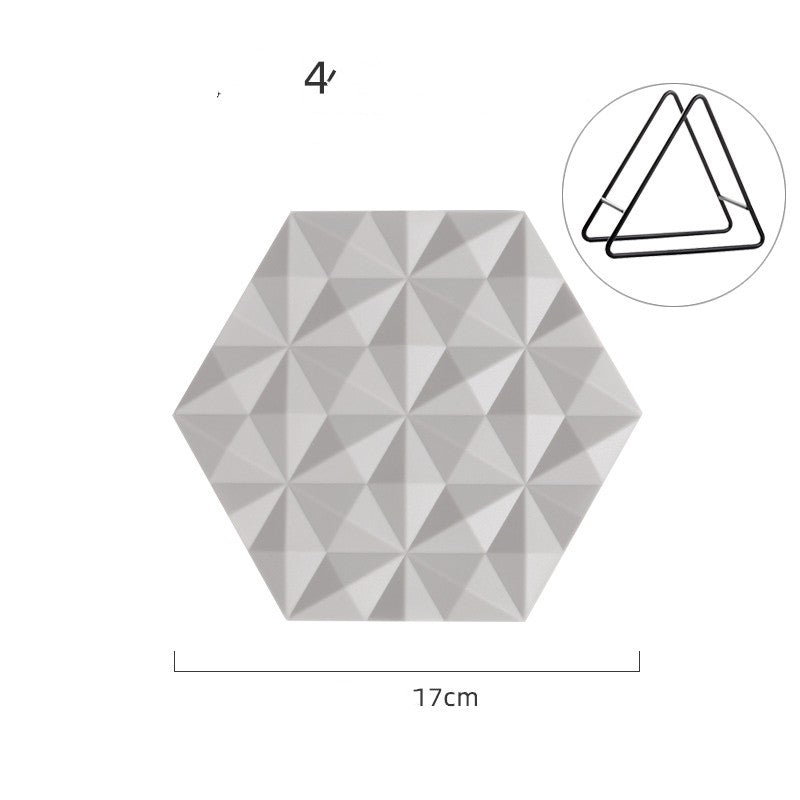 Table Insulation Pad Silicone Light Luxury Placemat Anti-scalding Anti-slip Pad