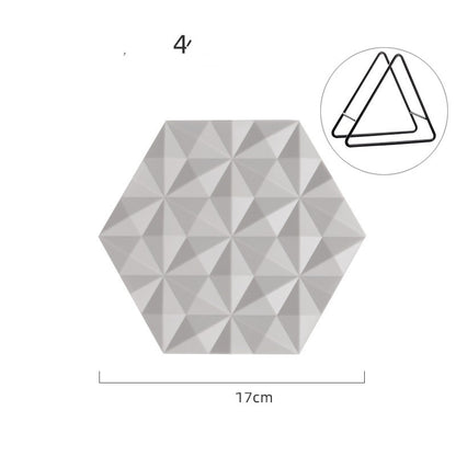 Table Insulation Pad Silicone Light Luxury Placemat Anti-scalding Anti-slip Pad