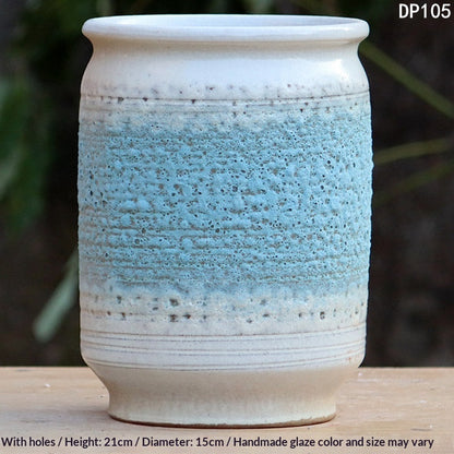 Household Extra-Large Succulent Planter Ceramic Tall Pot